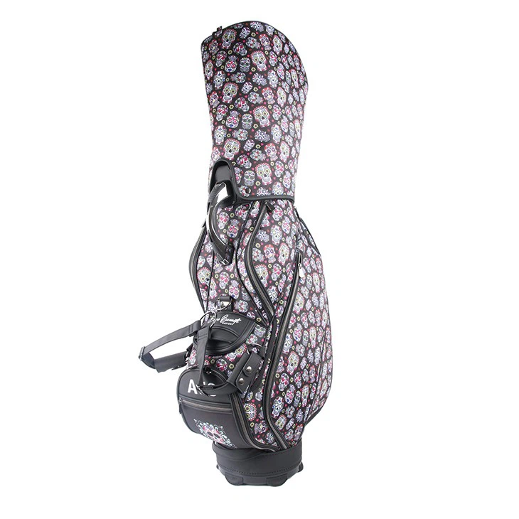 Skull PU Golf Caddy Bag Skull PU Golf Caddy Bag